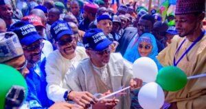 Governor Namadi flags off N4.57 billion feeder road project, commissions infrastructure in Sule Tankarkar.