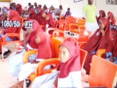 Yobe Children’s Academy Young Farmers Club celebrate World Food Day.