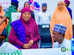 Jigawa first lady launches ‘flow with confidence’ programme, distributes 10, 000 sanitary pads to school girls